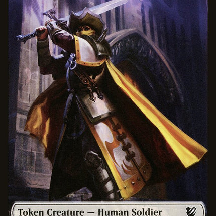 Copy // Human Soldier Double-Sided Token [Double Masters Tokens]