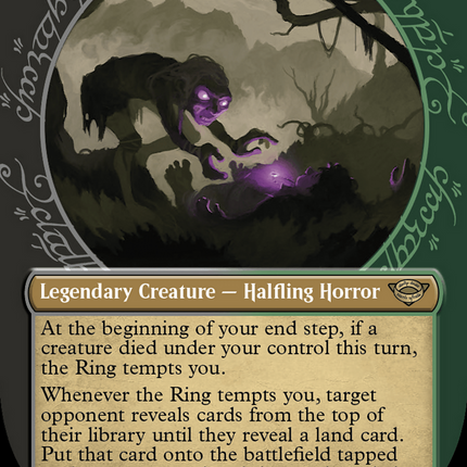 Smeagol, Helpful Guide (Showcase) (Surge Foil) [The Lord of the Rings: Tales of Middle-Earth]
