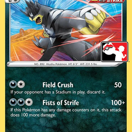 Single Strike Urshifu (108/198) [Prize Pack Series One]