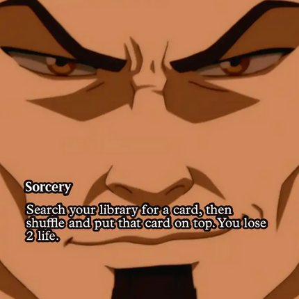 Cruel Tutor (Borderless) [Avatar: The Last Airbender: Eternal-Legal]
