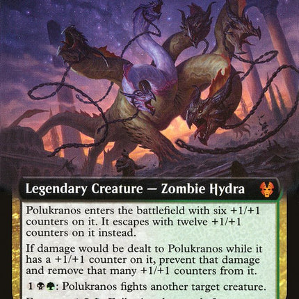 Polukranos, Unchained (Extended Art) [Theros Beyond Death]