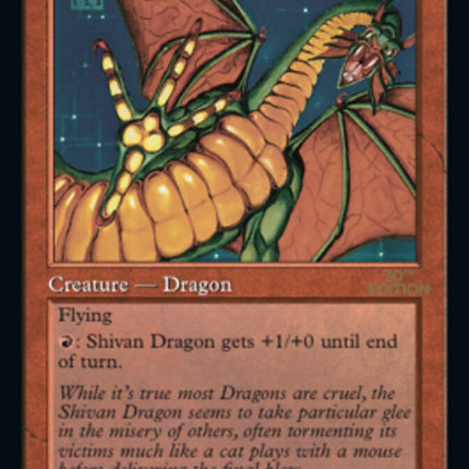 Shivan Dragon (Retro) [30th Anniversary Edition]