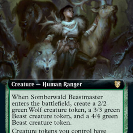 Somberwald Beastmaster (Extended Art) [Innistrad: Midnight Hunt Commander]