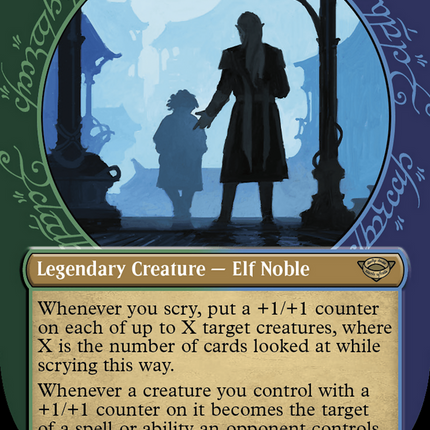 Elrond, Master of Healing (Showcase) (Surge Foil) [The Lord of the Rings: Tales of Middle-Earth]