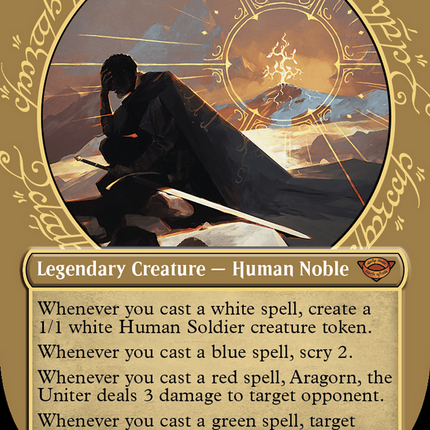 Aragorn, the Uniter (Showcase) (Surge Foil) [The Lord of the Rings: Tales of Middle-Earth]