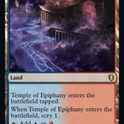 Temple of Epiphany [Commander Legends: Battle for Baldur's Gate]
