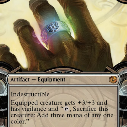 Lotus Ring (Showcase) (Raised Foil) [Outlaws of Thunder Junction: The Big Score]