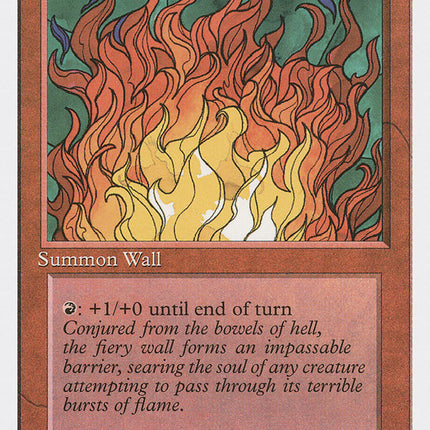 Wall of Fire [Fourth Edition]