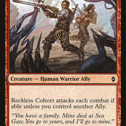 Reckless Cohort [Battle for Zendikar]