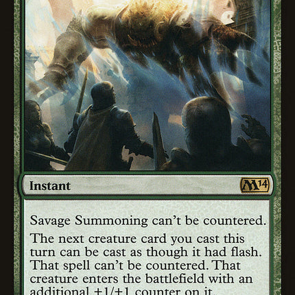 Savage Summoning [Magic 2014]