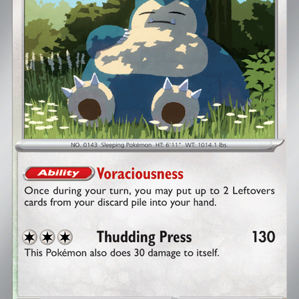 Snorlax (143/165) [Scarlet & Violet 151]