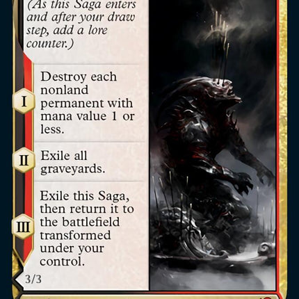 Hidetsugu Consumes All // Vessel of the All-Consuming (Extended Art) [Kamigawa: Neon Dynasty]