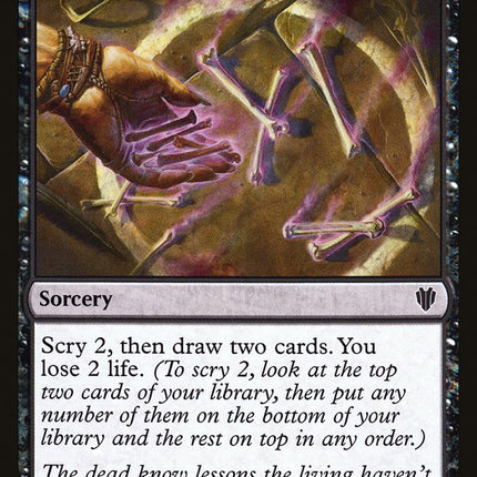 Read the Bones [Commander 2017]