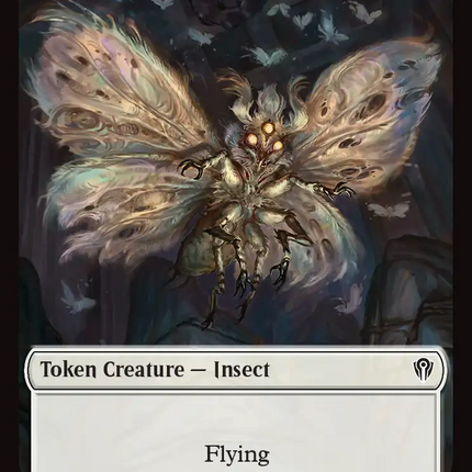 Warrior // Insect Double-Sided Token [Reality Fracture Commander Tokens]