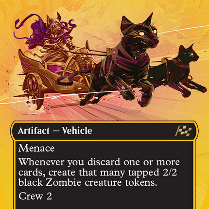 Cryptcaller Chariot (Borderless) (First-Place Foil) [Aetherdrift]