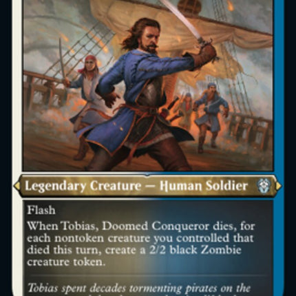 Tobias, Doomed Conqueror (Foil Etched) [Dominaria United Commander]