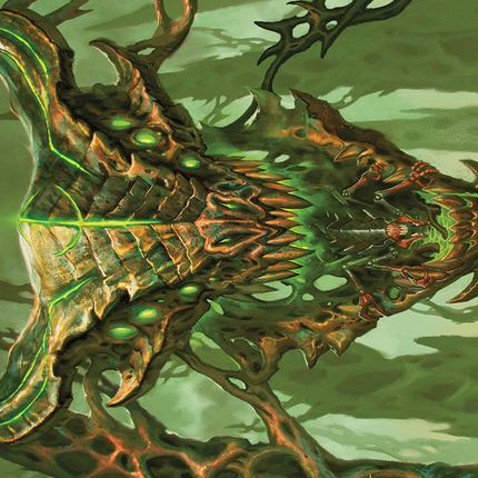 Colossal Dreadmask Art Card (Gold-Stamped Signature) [Modern Horizons 3 Art Series]