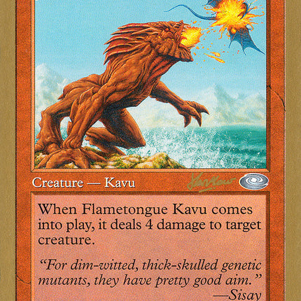 Flametongue Kavu (Sim Han How) [World Championship Decks 2002]