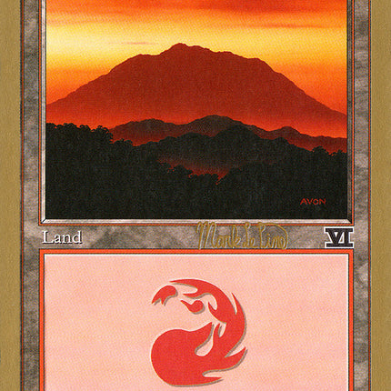 Mountain (mlp346a) (Mark Le Pine) [World Championship Decks 1999]
