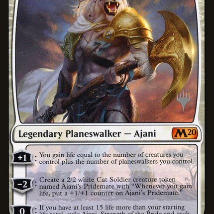 Ajani, Strength of the Pride (Promo Pack) [Core Set 2020 Promos]
