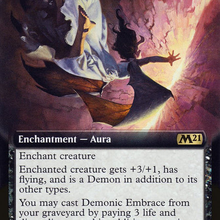 Demonic Embrace (Extended Art) [Core Set 2021]