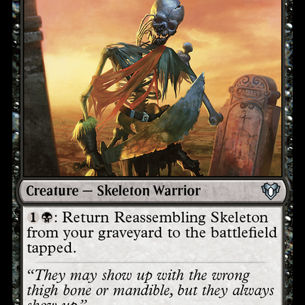 Reassembling Skeleton [Commander Masters]