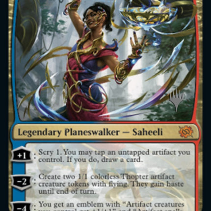 Saheeli, Filigree Master (Promo Pack) [The Brothers' War Promos]