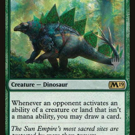 Runic Armasaur (Promo Pack) [Core Set 2019 Promos]