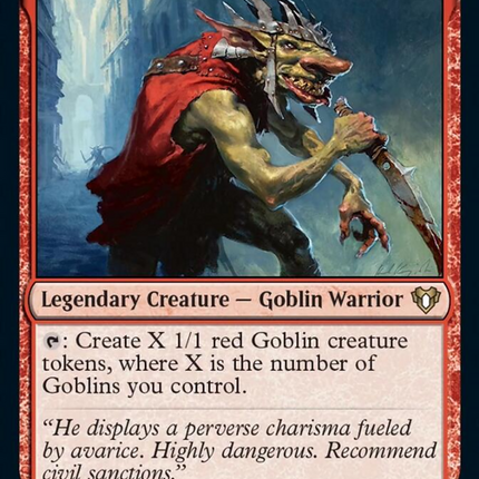 Krenko, Mob Boss [Commander Masters]