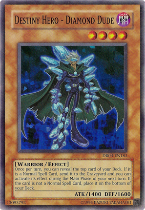 Destiny HERO - Diamond Dude [DR04-EN183] Super Rare