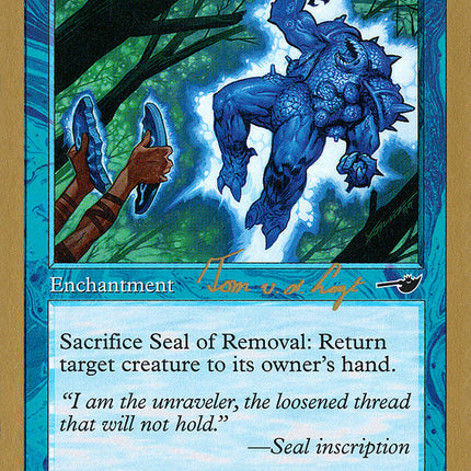 Seal of Removal (Tom van de Logt) [World Championship Decks 2000]