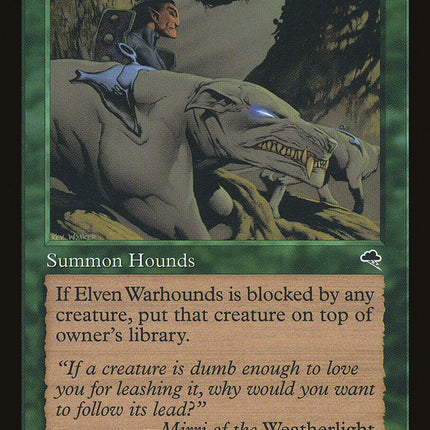 Elven Warhounds [Tempest]