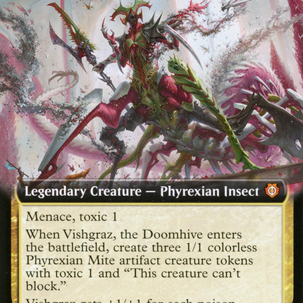 Vishgraz, the Doomhive (Extended Art) [Phyrexia: All Will Be One Commander]