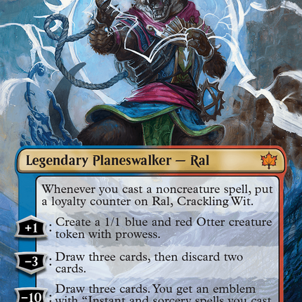 Ral, Crackling Wit (Borderless) [Bloomburrow]