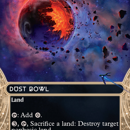 Dust Bowl (0102) (Borderless) (Galaxy Foil) [Edge of Eternities: Stellar Sights]