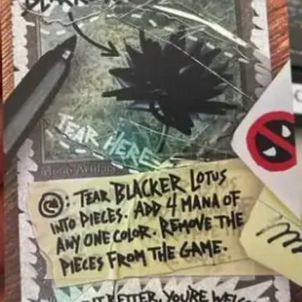 Blacker Lotus (Rainbow Foil) [Secret Lair Drop Series]