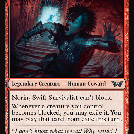 Norin, Swift Survivalist (0297) [Duskmourn: House of Horror]