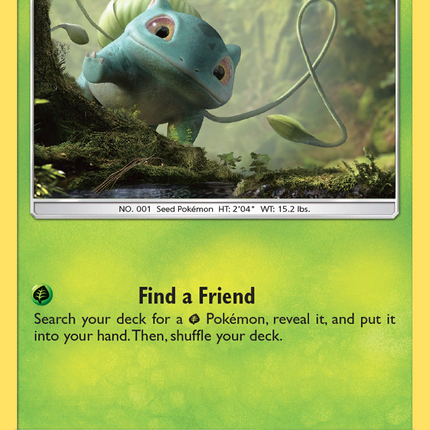 Bulbasaur (1/18) [Sun & Moon: Detective Pikachu]