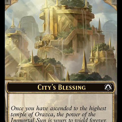 Butterfly // City's Blessing Double-Sided Token [March of the Machine Commander Tokens]