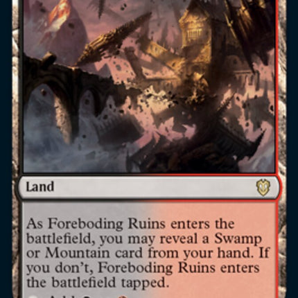 Foreboding Ruins [Innistrad: Crimson Vow Commander]