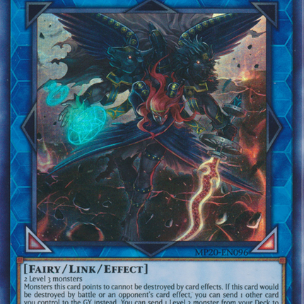 Cherubini, Ebon Angel of the Burning Abyss [MP20-EN096] Ultra Rare