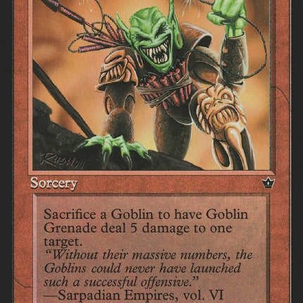 Goblin Grenade (Christopher Rush) [Fallen Empires]