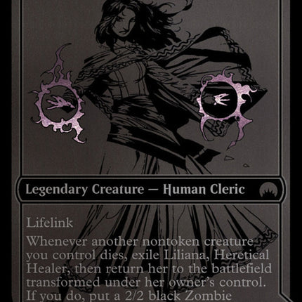 Liliana, Heretical Healer // Liliana, Defiant Necromancer [San Diego Comic-Con 2015]