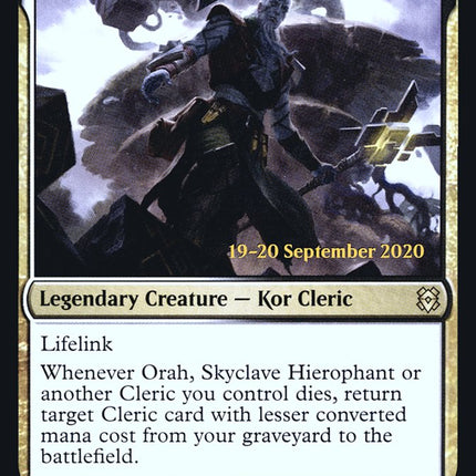 Orah, Skyclave Hierophant [Zendikar Rising Prerelease Promos]