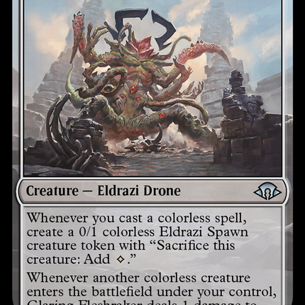 Glaring Fleshraker (Ripple Foil) [Modern Horizons 3]
