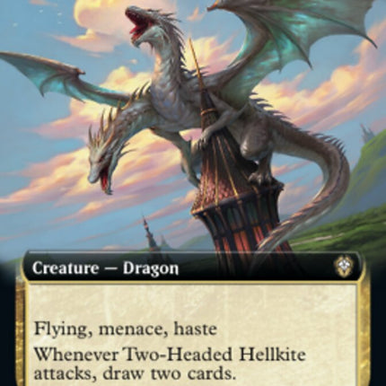 Two-Headed Hellkite (Extended Art) [Dominaria United Commander]