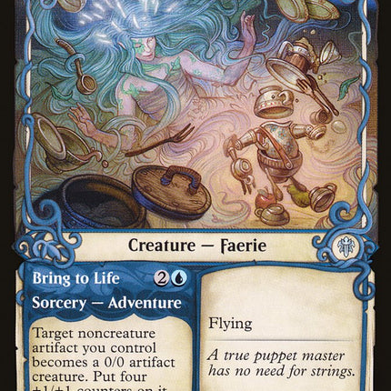 Animating Faerie // Bring to Life (Showcase) [Throne of Eldraine]