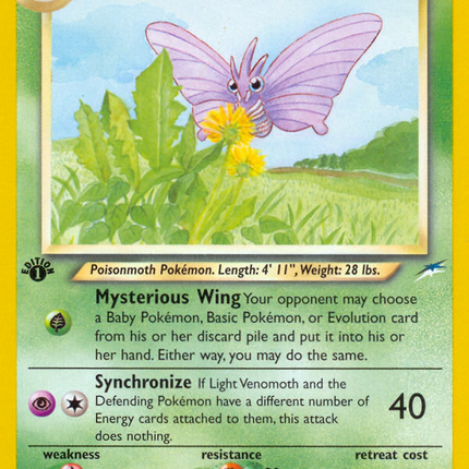 Light Venomoth (53/105) [Neo Destiny 1st Edition]