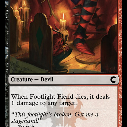 Footlight Fiend [Ravnica: Clue Edition]