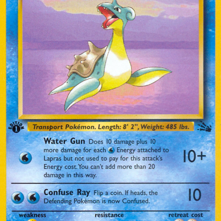 Lapras (25/62) [Fossil 1st Edition]